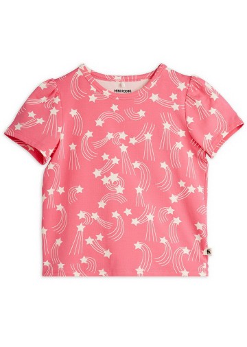 Starfall AOP Puff Sleeve SS Top