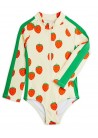 Strawberries AOP LS UV Swimsuit