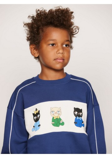 Minibabies Panel Sweatshirt