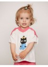 Cat V-neck SP SS Tee