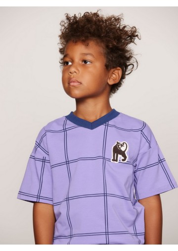 Check AOP Panther Patch SS Tee