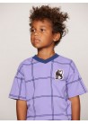Check AOP Panther Patch SS Tee