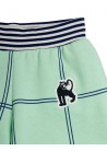 Check AOP Panther Patch Sweatshorts