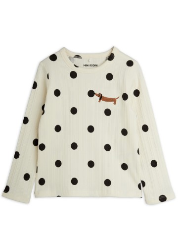 Dots AOP Dog LS Tee