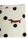 Dots AOP Dog Flared Trousers