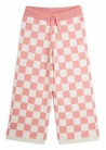 Chess Check Knitted Trousers