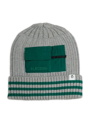 Knitted Rib Fold Up Hat