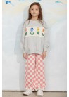 Chess Check Knitted Trousers
