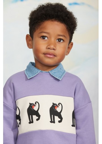 Panther Panel Sweatshirt