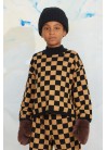 Chess Check Knitted Sweater