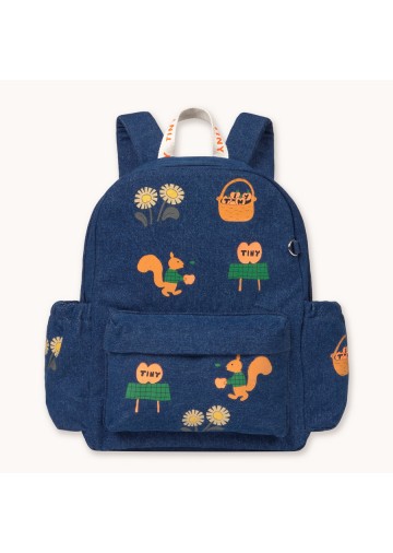 Tiny Apples Denim Backpack