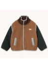 Color Block Sherpa Jacket