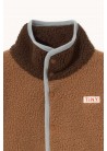 Color Block Sherpa Jacket