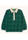 Check Polo Sweatshirt