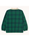 Check Polo Sweatshirt