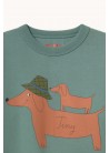 Two Dogs Graphic Sweatshirt