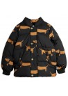 Dog AOP Hooded Puffer Jacket