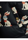 Rabbits AOP Hooded Puffer Jacket