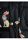 Rabbits AOP Hooded Puffer Jacket