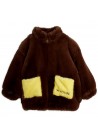 Rabbit Ear Faux Fur Jacket