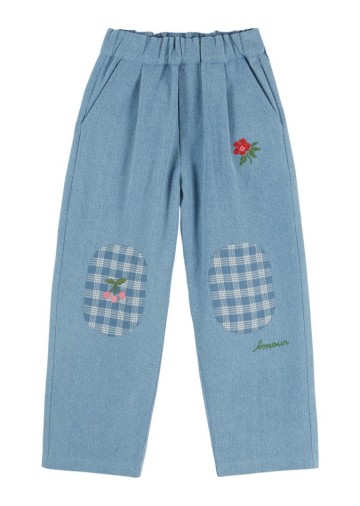 Pantalon Denim Genouillere