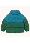 Color Block Short Padded Jacket