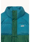 Color Block Short Padded Jacket