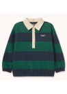 Stripes Polo Sweatshirt