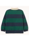 Stripes Polo Sweatshirt