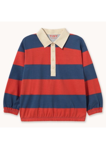 Stripes Polo Sweatshirt