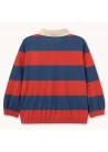 Stripes Polo Sweatshirt