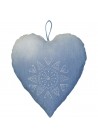 Heart Denim Pillow