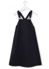 Black Ink Dungaree Dress