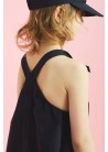 Black Ink Dungaree Dress